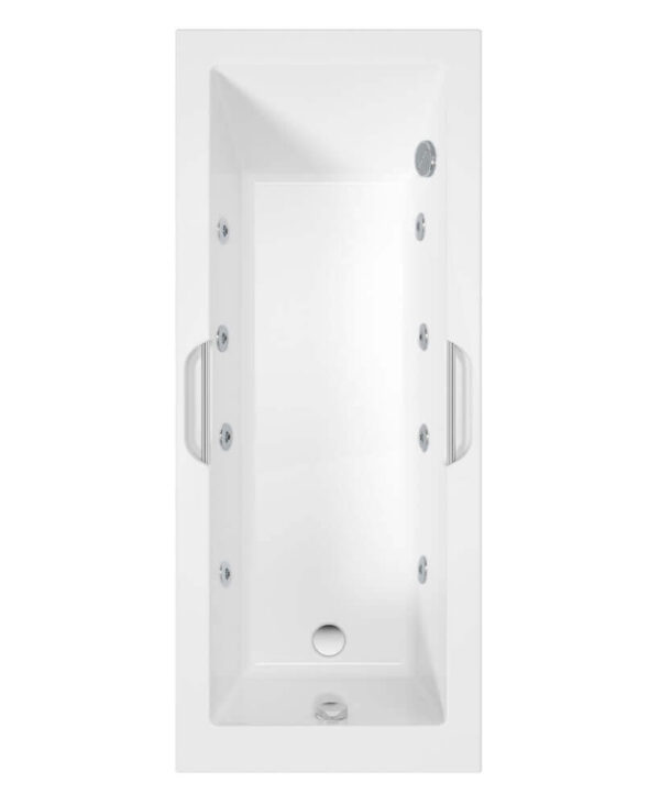  CADENZA Single Ended 8 Jet Bath 170X70 White