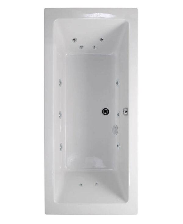  PACIFIC ENDURA Double Ended 1700x700mm 12 Jet Bath