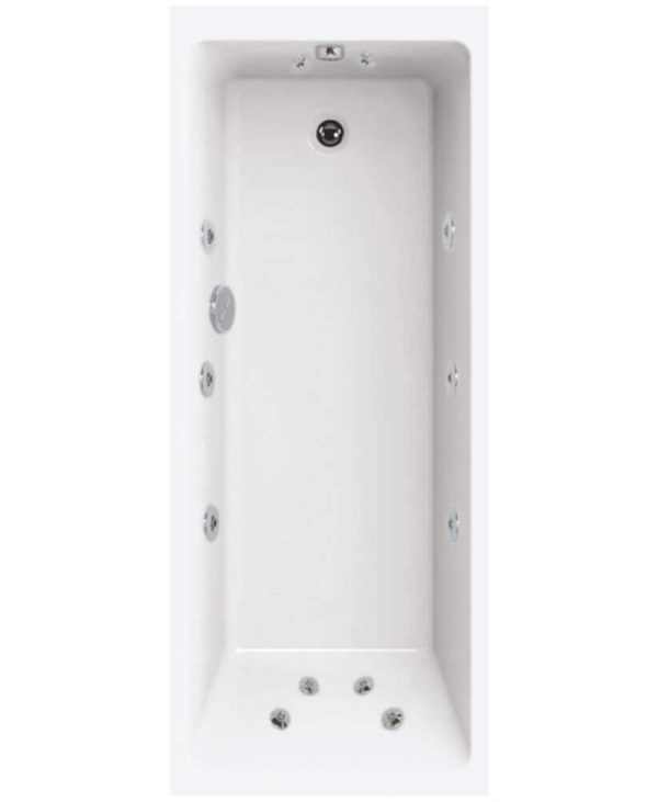  OSCAR Single Ended 1800x800 12 Jet Whirlpool Bath