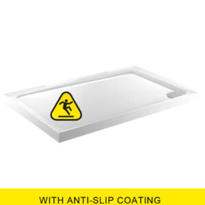 KRISTAL LOW PROFILE 1400X900 Rectangle Upstand Shower Tray  - Anti Slip  with FREE shower waste