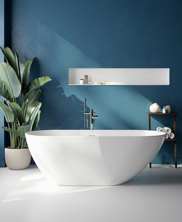  ABYSS Freestanding Bath including waste and overflow 1700x750mm