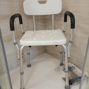 safety shower chair with handles/backrest 402ab aqua