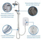 triton t90sr 9.0kw pumped duelec white chrome shower