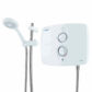 t90 sr pumped electric shower white 1