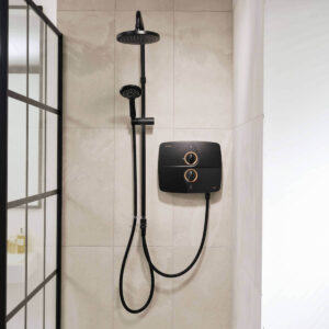 t90sr matt black pumped shower 9 0 kw