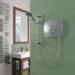 triton t90sr 9kw electric shower satin chrome